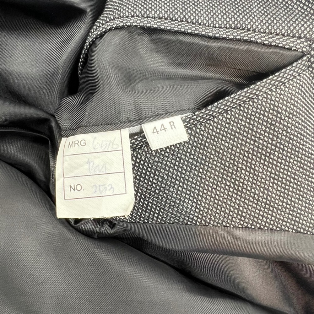 Petrocelli Mens Gray Wool Cashmere Blend Blazer Jacket Size‎ 44R Business Career - Picture 7 of 11